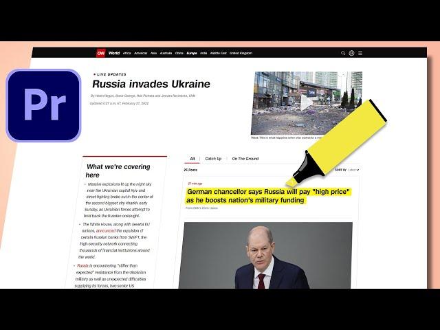 Highlight Text Tutorial in 1 minute | Premiere Pro