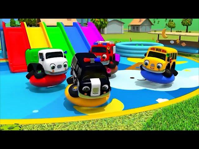 Wheels On The Bus Go Round And Round - Baby Toddler Songs - Nursery Rhymes & Kids Songs