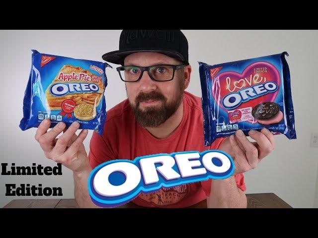 LIMITED EDITION OREO COOKIES- LOVE OREO AND APPLE PIE OREO