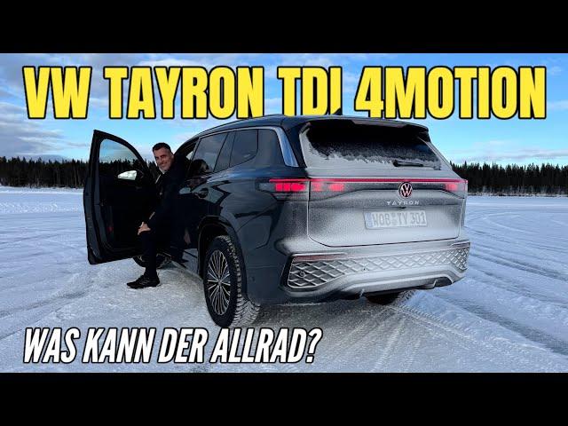 VW TAYRON 2.0 TDI 4MOTION (2025): Was kann der ALLRAD? Diesel mit 193 PS | Check