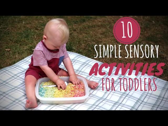 10 Simple Sensory Activities for Toddlers | DIY Baby Entertainment