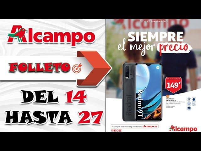  alcampo folleto ofertas del 14 hasta 27 