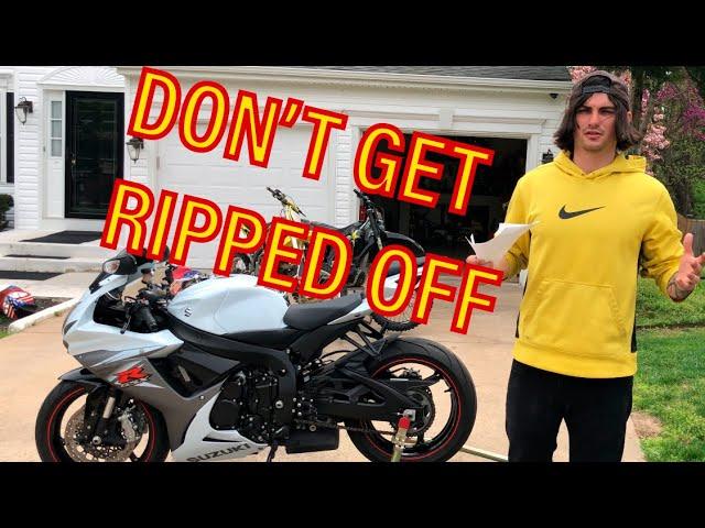 How to buy a used sport bike/motorcycle