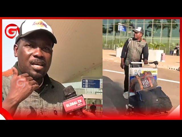 #Live Airport: MWANAMUZIKI WA DANSI MTANZANIA ALIYEKWAMA OMAN ATUA DAR - ASIMULIA YALIYOMKUTA...