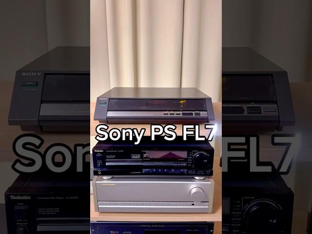  Sony PS-FL7 – A fully automatic Direct Drive turntable with front-loading design!   #shorts