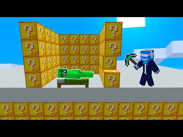 Lucky Block Bedwars is Insane in Minecraft