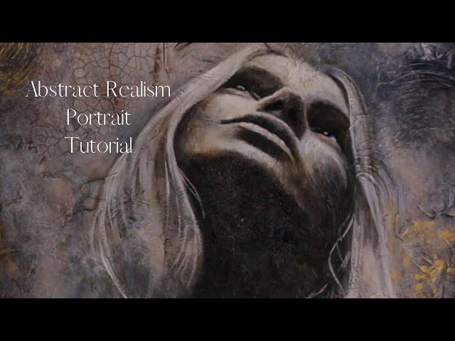 ABSTRACT REALISM// TEXTURED PAINTING //TUTORIAL// step by step