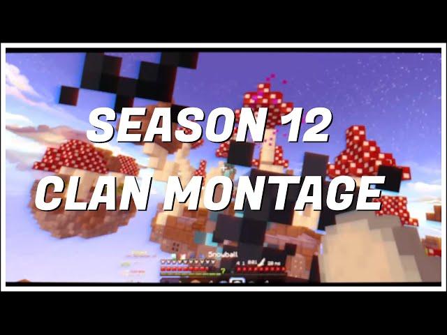 Season 12 Clan Montage! | Jartex Skywars & Bedwars