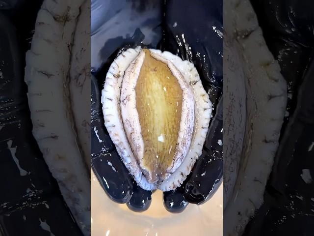 The chewy abalone is delicious