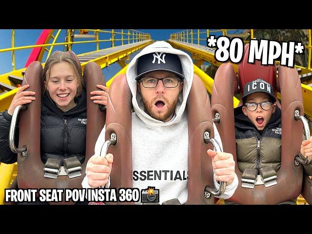 RIDING THE SCARIEST ROLLER COASTER IN ENGLAND! *80MPH STEALTH RIDE*