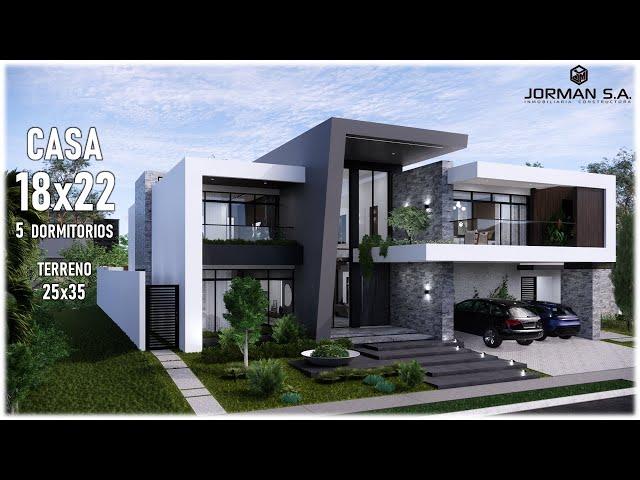 House Design | Modern House Design | 18x22m 2 Storey | 5 Bedrooms