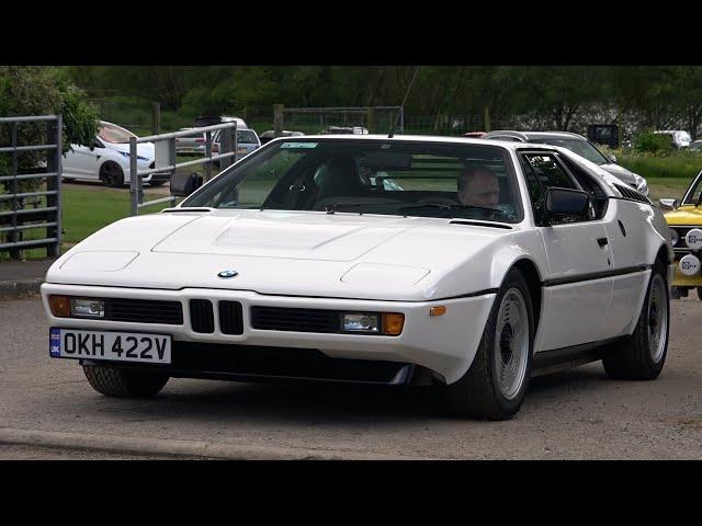 Retro Cars Leaving a Car Show (Ripley Castle Classic Car Show 2024)!!!