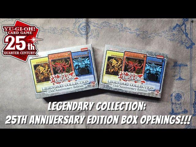 Yugioh Legendary Collection: 25th Anniversary Edition Collector's Set Box Openings!!!