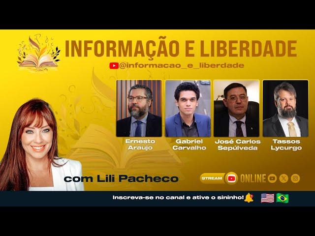 INFORMAÇÃO E LIBERDADE COM LILI PACHECO AO VIVO | #55 | 10/03/2025