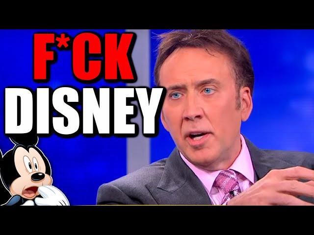 Nicolas Cage TRASHES Disney in BRUTAL Interview - Get Woke, Go Broke!