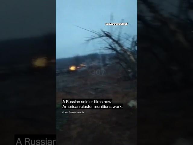 Russian Soldier Captured How American Cluster Munitions Work #warinukraine