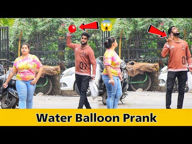 Throwing Water Balloon with Twist Prank | Prakash Peswani Prank |