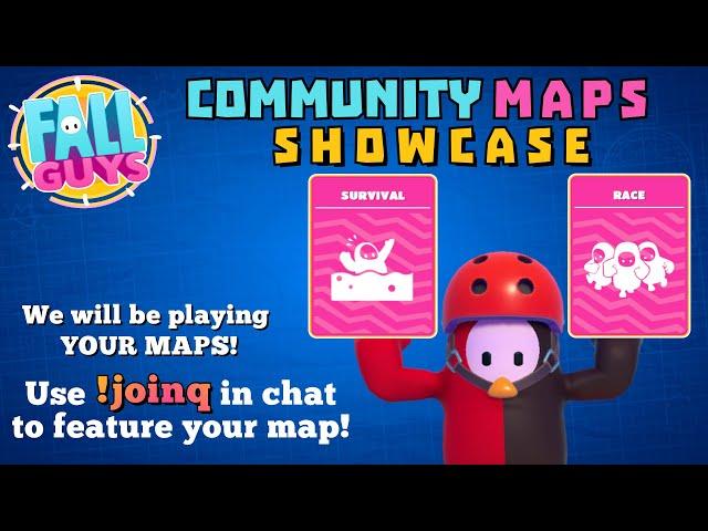 FALL GUYS | COMMUNITY MAPS SHOWCASE | CUSTOM LOBBIES | LIVE STREAM (PS4) #fallguys