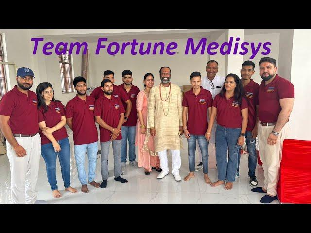 Inauguration of New Office premise  Fortune Medisys and blessings by Guruji, Parents and friends.