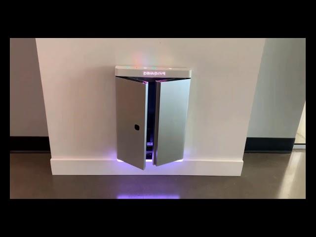 Motorized pet door with smart technology designed