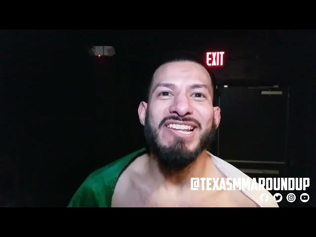 BRAYAN MENDOZA PFC 36 POST FIGHT INTERVIEW WITH TEXAS MMA ROUND UP