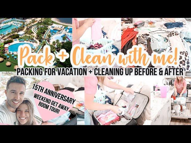 CLEAN WITH ME + PACK WITH ME | CLEANING MOTIVATION  | HOMEMAKING WITH ME CHRISTINAS HOME