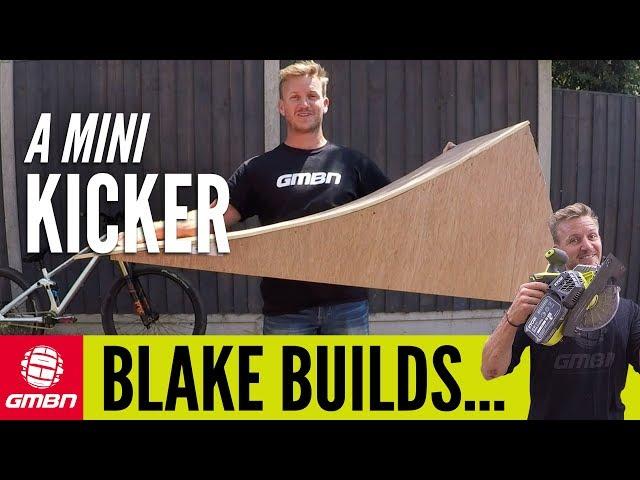 How To Build A Mountain Bike Mini Kicker | Blake Builds A Portable Wooden Jump