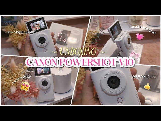 Unboxing Canon Powershot V10 Vlogging Camera  + Sample Shots + Camera Test 
