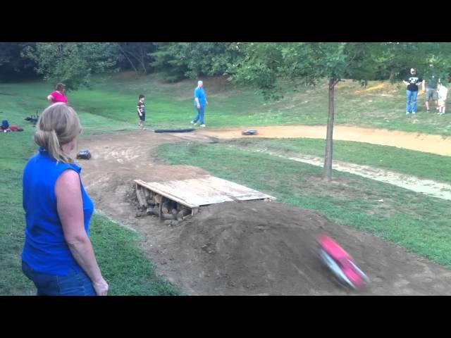 Backyard Bashing RC Track Race