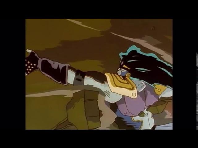 Star Platinum throws a building (OVA)