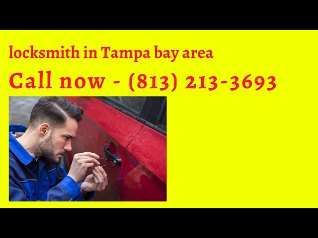 Emergency locksmith Tampa fl | Call now - (813) 213-3693