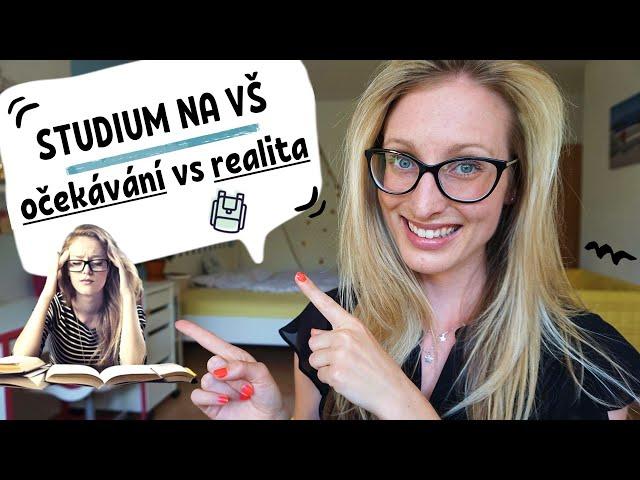 ▶️STUDIUM NA VYSOKÉ ŠKOLE  OČEKÁVÁNÍ VS REALITA | zkoušky, předměty, přednášky, učitelé a další