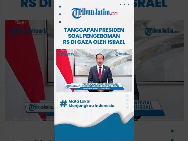 Presiden Joko Widodo TEGAS Indonesia Tak Tinggal Diam Melihat Warga Sipil Menjadi Korban Perang