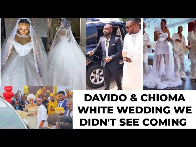 Davido & Chioma luxury & private White wedding  (Full video)