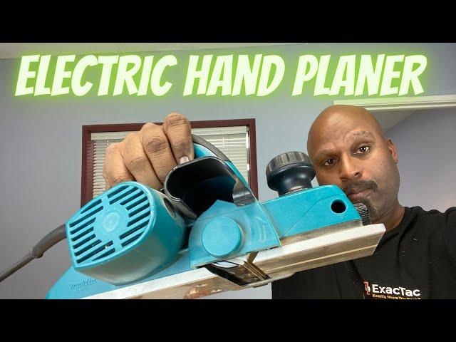 HOW TO USE AN ELECTRIC HAND PLANER