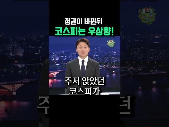 정권 바뀐뒤 코스피는 우상향!