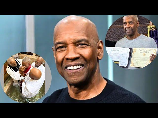 Denzel Washington Gets BAPTIZED & Becomes a MINISTER!