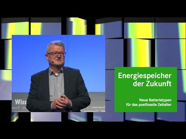 Prof. Dr. Maximilian Fichtner: Neue Batterietypen für das postfossile Zeitalter