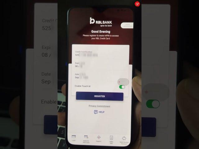 How to Set PIN bajaj finserv credit card | Generate Pin | Activate Bajaj rbl credit card #shorts