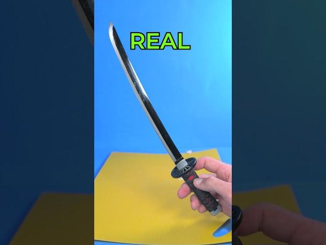 3d printed katana vs real