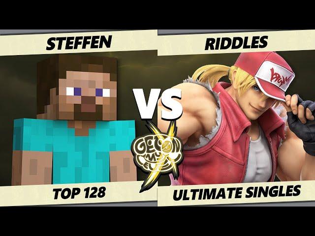 GOML X - Steffen (Steve) Vs. Riddles (Terry, Kazuya) Smash Ultimate - SSBU