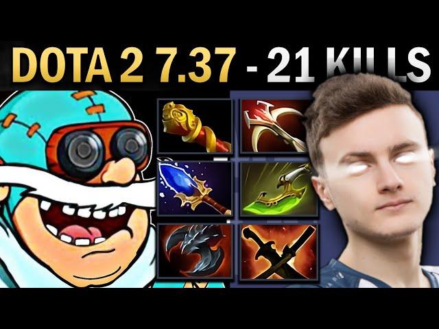 Gyrocopter Gameplay Miracle with 21 Kills and SNY - Dota 2 7.37