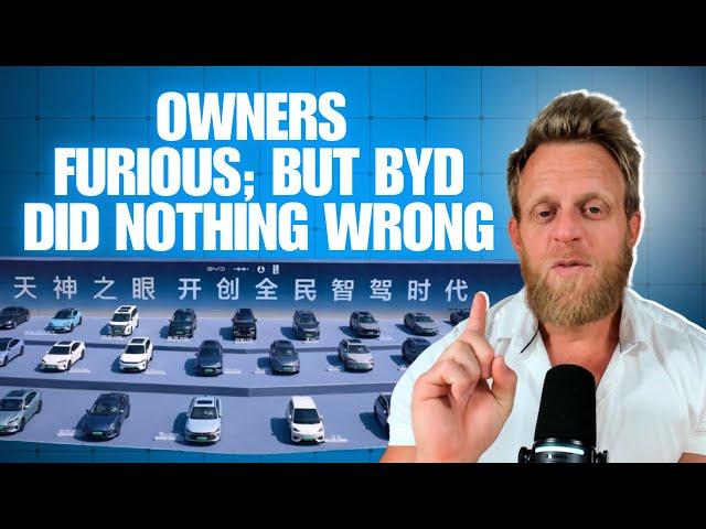 Existing BYD owners Furious after BYD reveals new God's Eye upgrade