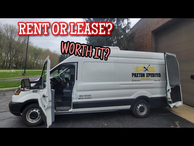 Is renting or LEASING a van worth it? Cargo Van & Sprinter Class Van Business Expediting