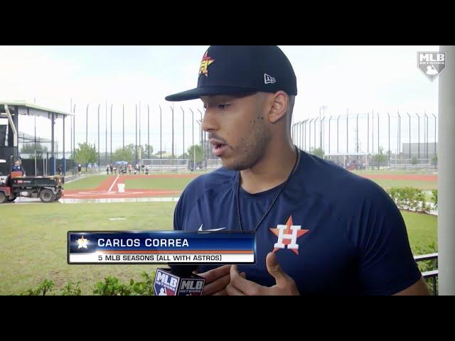 Carlos Correa discusses the Astros investigation with Ken Rosenthal