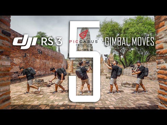 DJI RS 3 Gimbal Moves - 5 เทคนิคการเคลื่อนที่กิมบอล Cinematic Travel Video