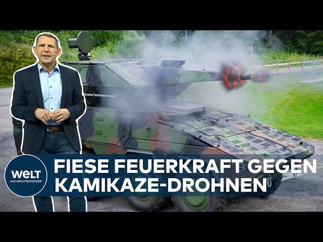 TESTLABOR UKRAINE: Die Revolverkanone der Skyranger-Flugabwehr zerfetzt alles | WELT Hintergrund