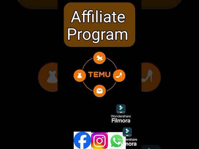 Temu Affiliate program link in the comment section https://temu.to/k/e4de3tv543m