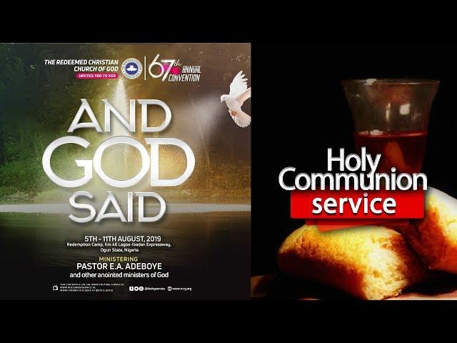 DAY 6 RCCG HOLY GHOST CONVENTION 2019 - HOLY COMMUNION SERVICE