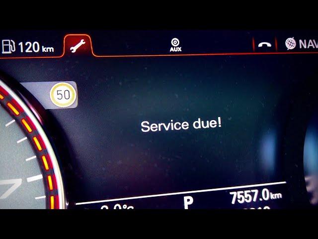 Audi A6 C7 (4G) reset service due! reminder message